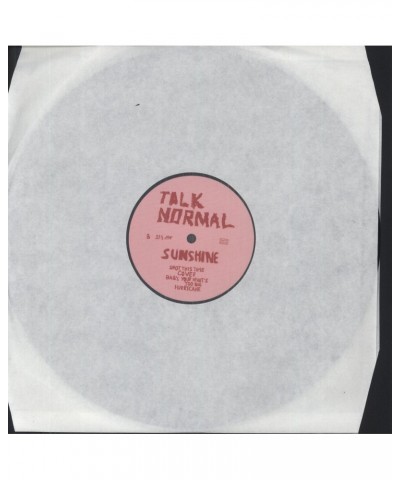 Talk Normal Sunshine Vinyl Record $6.97 Vinyl