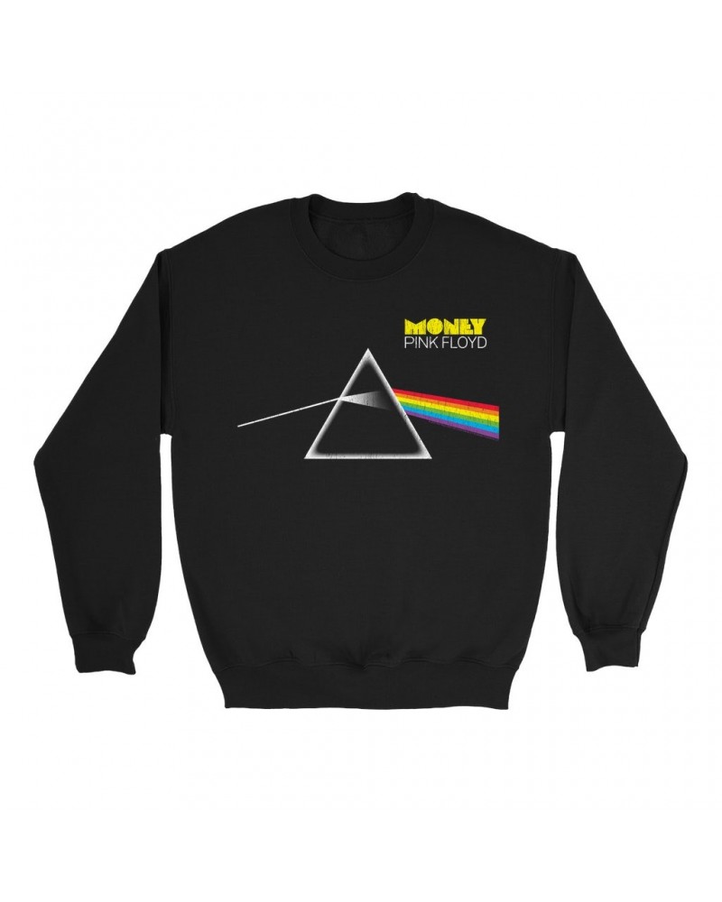 Pink Floyd Sweatshirt | Money Album Distressed Sweatshirt $17.48 Sweatshirts