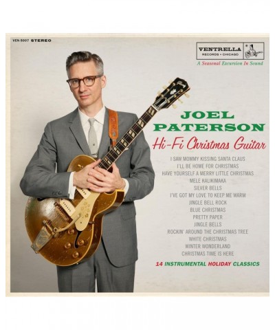 Joel Paterson Hi-Fi Christmas Guitar (Translucent Green) Vinyl Record $8.20 Vinyl