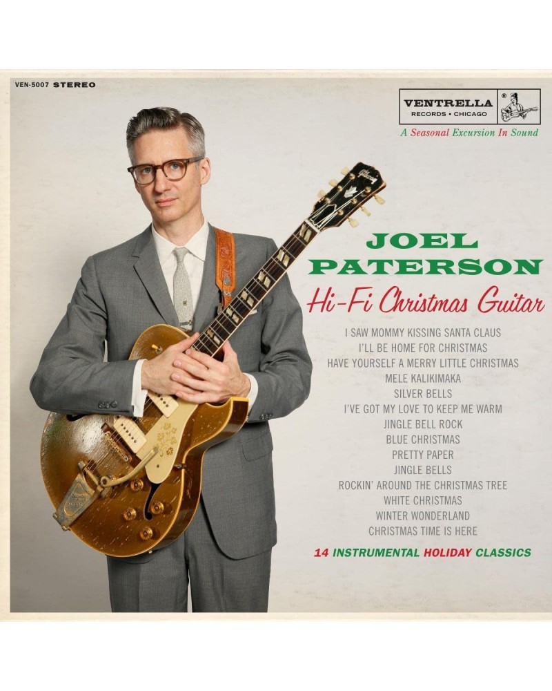 Joel Paterson Hi-Fi Christmas Guitar (Translucent Green) Vinyl Record $8.20 Vinyl