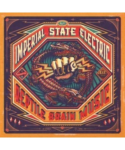 Imperial State Electric REPTILE BRAIN MUSIC (ORANGE VINYL) Vinyl Record $10.54 Vinyl