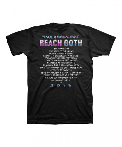 The Growlers 2018 Beach Goth T-Shirt - Black $9.80 Shirts