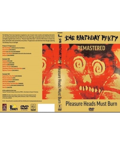 The Birthday Party PLEASURE HEADS MUST BURN DVD $8.60 Videos