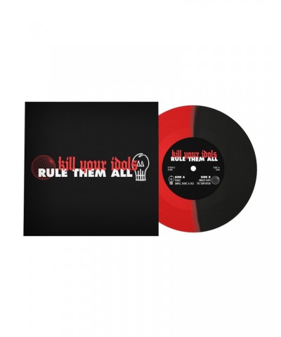 Kill Your Idols Rule Them All Black/Red Half & Half Split 7" (Vinyl) $3.90 Vinyl