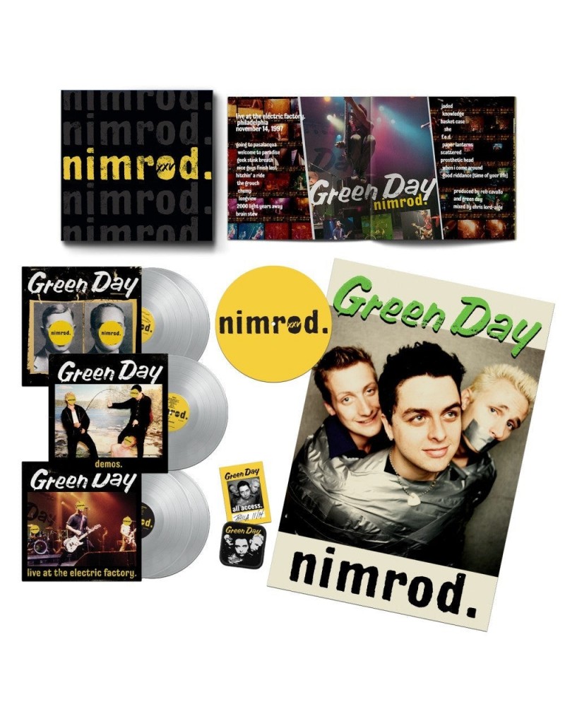 Green Day Nimrod XXV Limited Silver Vinyl 5LP $50.84 Vinyl