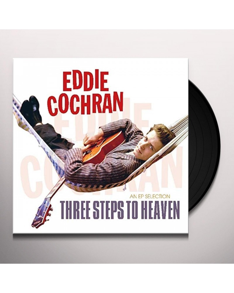 Eddie Cochran THREE STEPS TO HEAVEN Vinyl Record $7.08 Vinyl