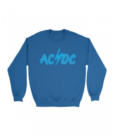 AC/DC Sweatshirt | Electric Logo Sweatshirt $10.49 Sweatshirts