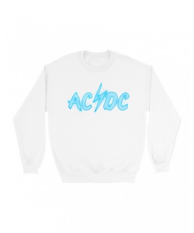 AC/DC Sweatshirt | Electric Logo Sweatshirt $10.49 Sweatshirts