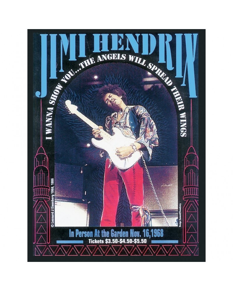 Jimi Hendrix Boston Gardens 11/16/1968 Boston MA Poster $0.90 Decor